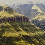 Die Drakensberge in Südafrika 