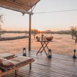 Aussicht Ohorongo Lodge, Namibia