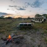 Abendessen in der Wildnis - Safarierlebnis Botswana 