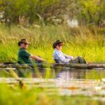 Mokorofahrt im Okavango Delta - Übersetzen nach Chiefs Island