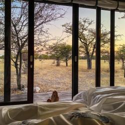 Aussicht aus dem Chalet - Etosha Oberland Lodge 