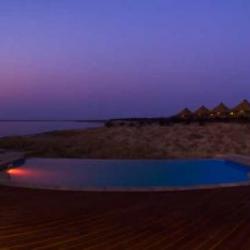 Blaue Stunde im Onkoshi Camp, Etosha Nationalpark 