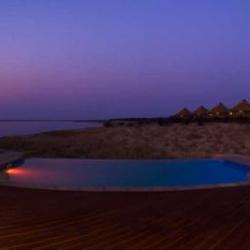 Blaue Stunde im Onkoshi Camp, Etosha Nationalpark 