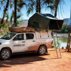 Campsite im Epupa Falls Camp in Namibia 