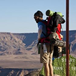 Wandern am Fish River Canyon in Namibia
