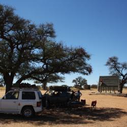 Campsite in der Mabuasehube Sektion