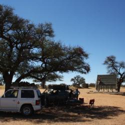 Campsite in der Mabuasehube Sektion