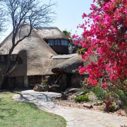 Lodge in der Kalahari 