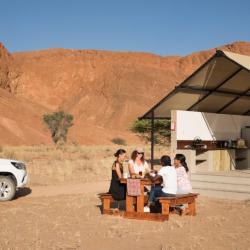 Festes Zelt an der Namib Desert Lodge 