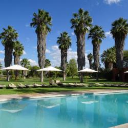 Pool im Garten der Mount Etjo Lodge 