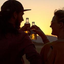 Sundowner Namib Wüste, Campingrundreise Namibia