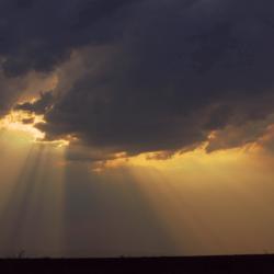 Nxai Pan National Park - Stimmung während der Regenzeit