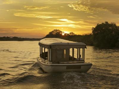 Sundowner Bootsfahrt auf dem Zambesi